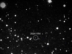 The asteroid 2024 YR4 has a 2% chance of striking the moon in 2032.(via AFP) The asteroid 2024 YR4 has a 2% chance of striking the moon in 2032.(via AFP)
