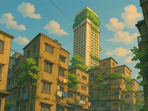 Delayed possession: The Supreme Court has summoned the chief officer of MHADA to explain how the agency plans to ensure payment of outstanding rent arrears to tenants affected by a long-delayed redevelopment project.(Studio Ghibli style image created using Grok Beta) Delayed possession: The Supreme Court has summoned the chief officer of MHADA to explain how the agency plans to ensure payment of outstanding rent arrears to tenants affected by a long-delayed redevelopment project.(Studio Ghibli style image created using Grok Beta)