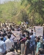 On April 2, some protestors attempted to enter the university campus but were stopped by police. (PTI file photo) On April 2, some protestors attempted to enter the university campus but were stopped by police. (PTI file photo)