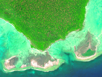 Satellite image of North Sentinel Island, one of the Andaman Islands, a protected area which is home to the Sentinelese. (Getty Images) Satellite image of North Sentinel Island, one of the Andaman Islands, a protected area which is home to the Sentinelese. (Getty Images)