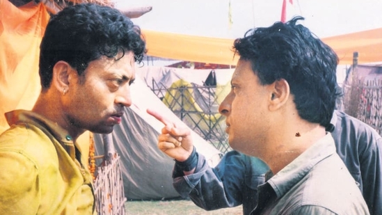 Tigmanshu Dhulia directed Irrfan in several critically acclaimed films. Tigmanshu Dhulia directed Irrfan in several critically acclaimed films.