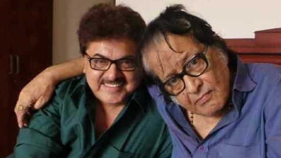 Ashok Pandit with Manoj Kumar Ashok Pandit with Manoj Kumar