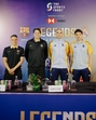 (From left) Former Barcelona stalwarts Javier Saviola and Edmilson with ex-Real Madrid greats Pepe and Fernando Morientes at a media conference in Mumbai on Saturday, ahead of a legends match in Navi Mumbai to recall their El Clasico rivalry. (HT Photo) (From left) Former Barcelona stalwarts Javier Saviola and Edmilson with ex-Real Madrid greats Pepe and Fernando Morientes at a media conference in Mumbai on Saturday, ahead of a legends match in Navi Mumbai to recall their El Clasico rivalry. (HT Photo)