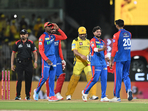 CSK finished with half their side intact and yet lost to Delhi Capitals by 25 runs. MS Dhoni and Vijay Shankar finished with an unbeaten stand of 84 off 57 balls, with much of the little accelaration the two batters found coming after the target was well out of reach. (REUTERS)