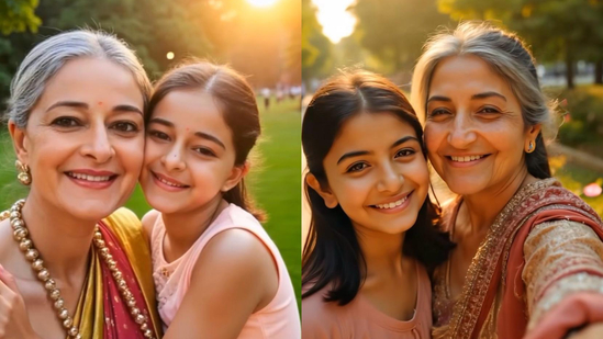 While Anushka Sharma looks completely unrecognisable, fans feel Ananya Panday’s AI edits are the most realistic ones as she looks equally adorable in both the versions.(Instagram)