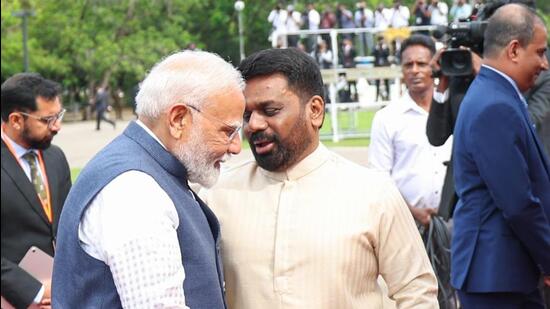 Modi arrived in Colombo on Friday evening after attending the Bimstec summit in Bangkok. (Narendra Modi | Official X account) Modi arrived in Colombo on Friday evening after attending the Bimstec summit in Bangkok. (Narendra Modi | Official X account)