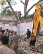 Rescue work underway after four shops collapsed in Agra (Sourced) Rescue work underway after four shops collapsed in Agra (Sourced)