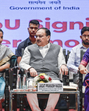 Union health minister JP Nadda and Delhi CM Rekha Gupta at the MoU signing ceremony. (RAJ K RAJ /HT PHOTO) Union health minister JP Nadda and Delhi CM Rekha Gupta at the MoU signing ceremony. (RAJ K RAJ /HT PHOTO)