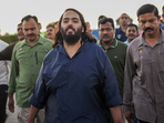 , Anant Ambani, son of Reliance Industries Chairman Mukesh Ambani, during a padyatra from Jamnagar to Dwarka, in Gujarat. (PTI) , Anant Ambani, son of Reliance Industries Chairman Mukesh Ambani, during a padyatra from Jamnagar to Dwarka, in Gujarat. (PTI)