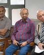 Panellists during a discussion on the legacy of PL Varma at Le Corbusier Centre, Chandigarh, on Sunday. (Keshav Singh/HT) Panellists during a discussion on the legacy of PL Varma at Le Corbusier Centre, Chandigarh, on Sunday. (Keshav Singh/HT)