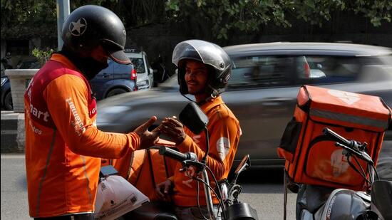 he Code on Social Security 2020, one of the four new labour laws passed by the Modi government between 2019 and 2022, mandates benefits for gig workers. (REUTERS) he Code on Social Security 2020, one of the four new labour laws passed by the Modi government between 2019 and 2022, mandates benefits for gig workers. (REUTERS)