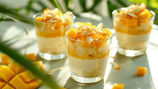 Mango Sago(Light Orange Bean) Mango Sago(Light Orange Bean)