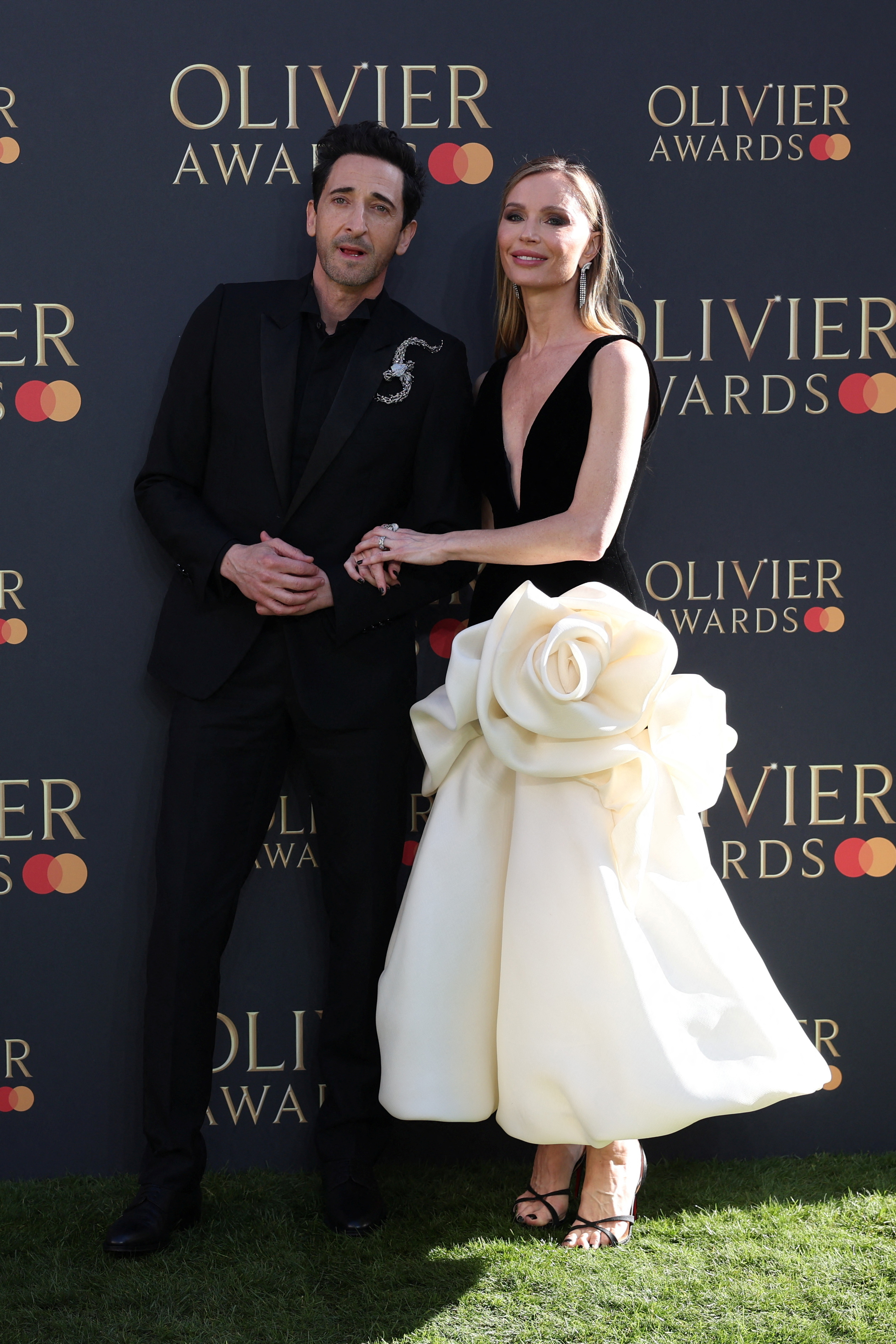 Adrien Body and Georgina Chapman Adrien Body and Georgina Chapman