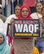 Women at a protest rally in Kolkata against the Waqf (Amendment) Bill. (PTI File Photo) Women at a protest rally in Kolkata against the Waqf (Amendment) Bill. (PTI File Photo)