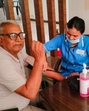 A resident being checked at the health camp organised at Ajnara Homes in Greater Noida West’s Sector 16B, after 500 residents fell sick on reportedly consuming contaminated water. (HT Photo) A resident being checked at the health camp organised at Ajnara Homes in Greater Noida West’s Sector 16B, after 500 residents fell sick on reportedly consuming contaminated water. (HT Photo)