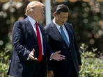 US President Donald Trump (L) and Chinese President Xi Jinping (R) walk together at the Mar-a-Lago estate in Palm Beach, Florida.(AFP) US President Donald Trump (L) and Chinese President Xi Jinping (R) walk together at the Mar-a-Lago estate in Palm Beach, Florida.(AFP)