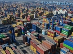 The ToRs are “broad-based” giving “wide scope” to both parties to negotiate an “ambitious, mutually beneficial, multi-sector BTA” (bilateral trade agreement) that would help to enhance the two-way trade to $500 billion by 2030 from the current level of about $200 billion.(AFP FILE) The ToRs are “broad-based” giving “wide scope” to both parties to negotiate an “ambitious, mutually beneficial, multi-sector BTA” (bilateral trade agreement) that would help to enhance the two-way trade to $500 billion by 2030 from the current level of about $200 billion.(AFP FILE)