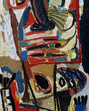 Deux Tetes (Two Heads) by Karel Appel; 1953. (Solomon R Guggenheim Museum, New York) Deux Tetes (Two Heads) by Karel Appel; 1953. (Solomon R Guggenheim Museum, New York)