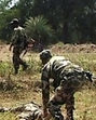 The exchange of fire began around 9 am on Saturday and intermittent firing has continued since then, according to a statement issued by police. (PTI/ Representative photo) The exchange of fire began around 9 am on Saturday and intermittent firing has continued since then, according to a statement issued by police. (PTI/ Representative photo)