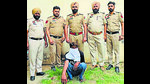 The accused in police custody. (HT Photo) The accused in police custody. (HT Photo)