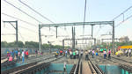 British-era rail bridge over Mithi River replaced with steel girders British-era rail bridge over Mithi River replaced with steel girders