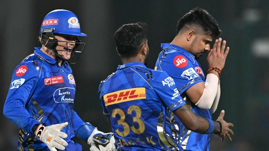 After Nair’s departure, DC failed to find any partnerships and all their batters were dismissed with ease.(AFP)