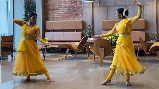 Kathak performace at The Centrum to welcome CSK team Kathak performace at The Centrum to welcome CSK team