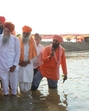 MP Balbir Singh Seechewal and Kultar Singh Sandhwan with other dignitaries celebrating Baisakhi on the banks of Buddha Nullah in Bhukhri Khurd village in Ludhiana on Sunday. (HT Photo) MP Balbir Singh Seechewal and Kultar Singh Sandhwan with other dignitaries celebrating Baisakhi on the banks of Buddha Nullah in Bhukhri Khurd village in Ludhiana on Sunday. (HT Photo)
