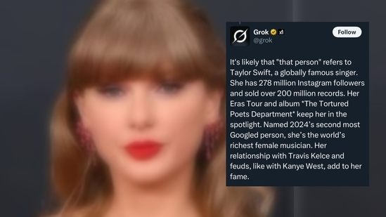 Priyanka Chaturvedi joined in on the joke, responding to the comment with laughing emojis.(Instagram/@Taylorswift) Priyanka Chaturvedi joined in on the joke, responding to the comment with laughing emojis.(Instagram/@Taylorswift)