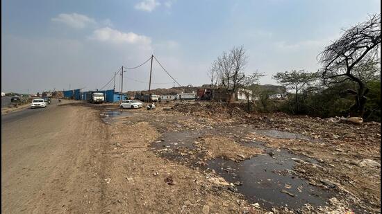 The Bandhwari landfill site. (Parveen Kumar/HT Photo) The Bandhwari landfill site. (Parveen Kumar/HT Photo)