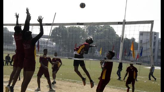 The university will soon get a practice net for cricket, and indoor basketball, volleyball and badminton courts in the Tilak hostel (HT photo) The university will soon get a practice net for cricket, and indoor basketball, volleyball and badminton courts in the Tilak hostel (HT photo)