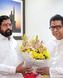 **EDS: IMAGE VIA @mieknathshinde, MONDAY, SEPT. 23, 2024** Mumbai: Maharashtra Navnirman Sena President Raj Thackeray meets Chief Minister Eknath Shinde at his residence in Mumbai. (PTI Photo) (PTI09_23_2024_000073B) (PTI) **EDS: IMAGE VIA @mieknathshinde, MONDAY, SEPT. 23, 2024** Mumbai: Maharashtra Navnirman Sena President Raj Thackeray meets Chief Minister Eknath Shinde at his residence in Mumbai. (PTI Photo) (PTI09_23_2024_000073B) (PTI)