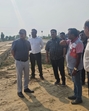 The emergency road is an integral part of the Jewar Airport connectivity plan, being developed to ensure swift access for emergency vehicles and services to and from the airport. (HT Photo) The emergency road is an integral part of the Jewar Airport connectivity plan, being developed to ensure swift access for emergency vehicles and services to and from the airport. (HT Photo)