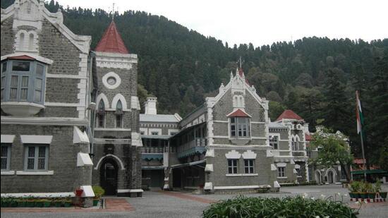 The Uttarakhand high court in Nainital. (HT File Photo) The Uttarakhand high court in Nainital. (HT File Photo)