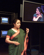 Girish Karnad directing Arundhati Nag in ‘Bhikre Bimb’. Girish Karnad and the American novelist Elizabeth Gilbert both believed that a story chooses its author. (HT Photo) Girish Karnad directing Arundhati Nag in ‘Bhikre Bimb’. Girish Karnad and the American novelist Elizabeth Gilbert both believed that a story chooses its author. (HT Photo)