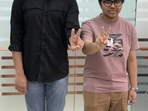 Chandigarh topper (left) Arnav Jindal and Punjab state topper Piusa Das (right)