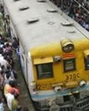 Mumbai, India - August 12, 2016: Commuters rush on Thane Station after disruption on central railway commuters block train at Badlapur in the morning in Mumbai, India, on Friday, August 12, 2016. (Photo by Pratik Chorge/ Hindustan Times) (Hindustan Times) Mumbai, India - August 12, 2016: Commuters rush on Thane Station after disruption on central railway commuters block train at Badlapur in the morning in Mumbai, India, on Friday, August 12, 2016. (Photo by Pratik Chorge/ Hindustan Times) (Hindustan Times)