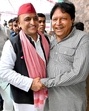 SP president Akhilesh Yadav meeting his party MP Ramji Lal Suman at the latter’s house in Agra on April 19. (HT photo) SP president Akhilesh Yadav meeting his party MP Ramji Lal Suman at the latter’s house in Agra on April 19. (HT photo)