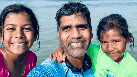 On LinkedIn, a Bengaluru man shared a heartfelt post about raising daughters in India.(LinkedIn/Ajit Sivaram) On LinkedIn, a Bengaluru man shared a heartfelt post about raising daughters in India.(LinkedIn/Ajit Sivaram)