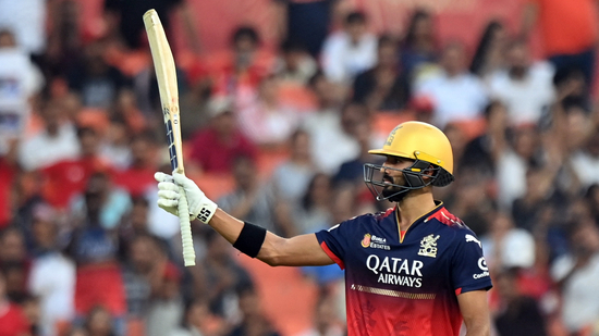 Devdutt Padikkal celebrates a fine half-century on return, his first in 22 IPL innings, as he tries to nail a spot down for RCB.