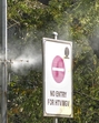 A mist sprayer installed on an electricity pole. (PTI) A mist sprayer installed on an electricity pole. (PTI)