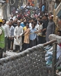 The site of the building collapse. (Sanjeev Verma/HT Photo) The site of the building collapse. (Sanjeev Verma/HT Photo)