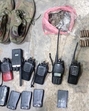 The seized equipment displayed by security forces. (Sourced photo) The seized equipment displayed by security forces. (Sourced photo)