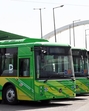 A fleet of DTC 'Devi' (Delhi Electric Vehicle Interconnector) electric buses parked at Kushak drain bus depot on Tuesday. (Arvind Yadav/HT PHOTO) A fleet of DTC 'Devi' (Delhi Electric Vehicle Interconnector) electric buses parked at Kushak drain bus depot on Tuesday. (Arvind Yadav/HT PHOTO)