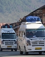 Tourists leaving Pahalgam on Wednesday, a day after the terror attack on the Baisaran meadow left 26 people dead. (Waseem Andrabi/HT) Tourists leaving Pahalgam on Wednesday, a day after the terror attack on the Baisaran meadow left 26 people dead. (Waseem Andrabi/HT)