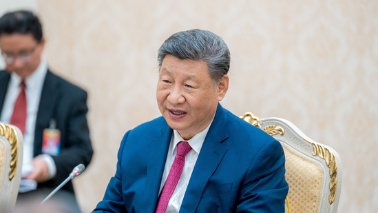 While hosting his Azerbaijani counterpart for talks in Beijing on Wednesday, Chinese President Xi Jinping stated that tariffs "hurt" the global economic system.(REUTERS)