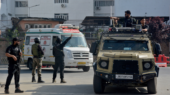 The encounter comes a day after the deadly attack at a tourist spot in Jammu and Kashmir's Pahalgam that left 26 people dead and several others injured.(Reuters)