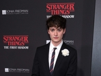NEW YORK, NEW YORK - APRIL 22: Noah Schnapp attends the NEW YORK, NEW YORK - APRIL 22: Noah Schnapp attends the