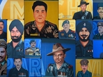 The 21 recipients of the Param Vir Chakra have been honoured by the new art installation at Sir M. Vishweshwaraiah Moti Bagh station on the Pink Line of the Delhi Metro The 21 recipients of the Param Vir Chakra have been honoured by the new art installation at Sir M. Vishweshwaraiah Moti Bagh station on the Pink Line of the Delhi Metro