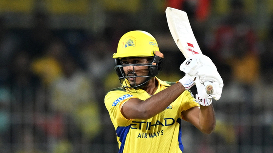 Ayush Mhatre's 30(19) provided a strong platform for CSK in their home match against Sunrisers Hyderabad.(REUTERS)